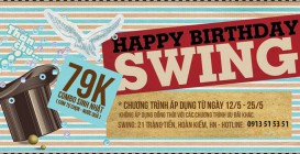 Hot Combo mừng sinh nhật Swing Lounge 21 Tràng Tiền